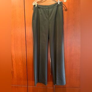 Carolina Herrera navy blue full leg pants